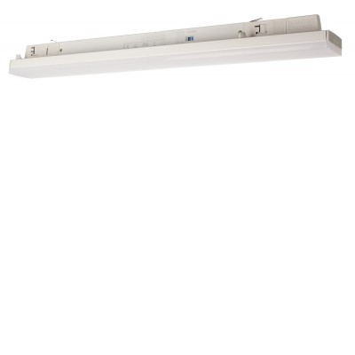 CORLO 14W-20W DALI Svítidlo do 3F lišty, těleso hliník, povrch bílá, difuzor plast opál, nastavitelné LED 14W-20W, teplá 3000K, 2850lm, stmív DALI, Ra80, 230V, IP20, rozměry 602x58x61mm.