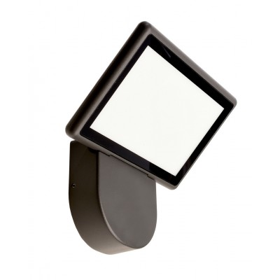BUTANES WL 36W IP65 Nástěnné venkovní svítidlo, těleso hliník, povrch černá, difuzor plast opál, LED 36W, 1720lm, teplá 3000K, Ra80, 230V, IP65, rozměry 297x240x165mm, svítí dolů.