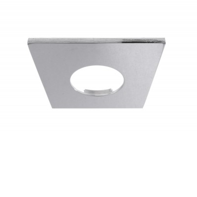 MAK SQ rámeček Dekorativní čtvercový rámeček, pro vestavné bodové svítidlo, materiál hliník, povrch lesk/broušený/saténový, rozměry 83x83mm.