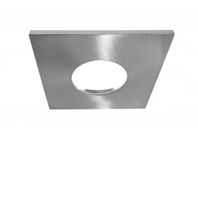 MAK SQ rámeček Dekorativní čtvercový rámeček, pro vestavné bodové svítidlo, materiál hliník, povrch saténový, rozměry 83x83mm.