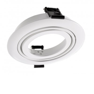 NOWA rám IR Podhledové bodové svítidlo, materiál hliník, povrch bílá, pro LED modul 31W, rozměry d=130mm, h=30mm, POUZE rámeček, LED modul SAMOSTANĚ