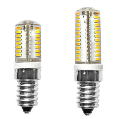 LED žárovka Světelný zdroj, žárovka válcová LED 5W, E14, teplá 3000K, 400lm, 230V, d=15mm, l=60mm