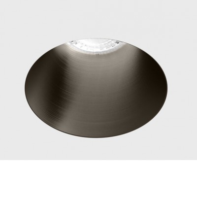 BLANKET BI R 6,3W IP44 DALI Stropní, podhledové, bodové svítidlo, bezrámečkové, hliník, komínek modročerná, LED 6,3W, 640lm, teplá 2700K, stmív. DALI, vyzař. úhel 55°, Ra90, 230V, IP44, rozměry d=50mm, h=57mm.