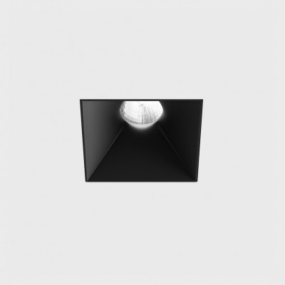 BLANKET BI SQ 9W IP44 Stropní, podhledové, bodové svítidlo, bezrámečkové, hliník, komínek bílá/černá, LED 9W, 924lm, teplá 3000K/neutrální 4000K, vyzař. úhel 55°, Ra90, 230V, IP44, rozměry 82x82x86mm.