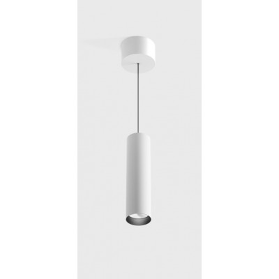 ALEST HL 10,8W 50° Závěsné bodové svítidlo, těleso hliník, povrch bílá, LED 10,8W, 1120lm, neutrální 4000K, vyzař. úhel 50°, Ra90, 230V, IP20, rozměry d=52mm, h=200mm, vč závěs kabelu l=1500mm, lze zkr.