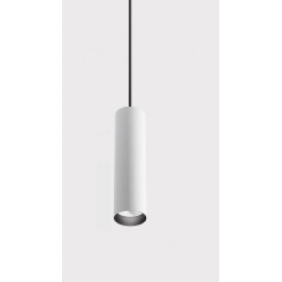 ALEST HL 13W ZOOM 15°-50° Závěsné bodové svítidlo, těleso hliník, povrch bílá, LED 13W, 615lm-1040lm, teplá 3000K, ZOOM nast. vyzař. úhel 15°-50°, 230V, IP20, rozměry d=52mm, h=200mm, vč závěs kabelu l=1500mm, lze zkr.
