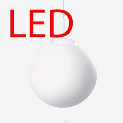 POLARIS ZK LED Závěsné svítidlo, základna kov, povrch bílá, difuzor triplex sklo opál, LED 22,4W/34,4W/46,4W/58,4W, teplá 3000K, nebo neutrální 4000K, 230V, IP20, tř.1, rozměry průměr dle typu, vč ocelového lanka l=2000mm lze zkrátit