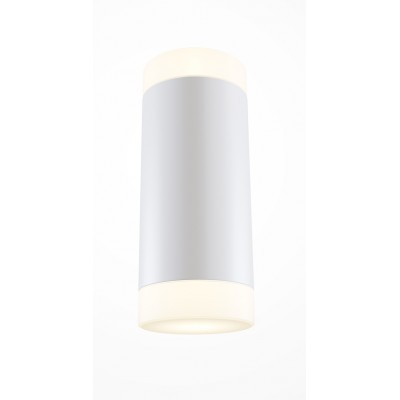 GERE WL 10W Nástěnné svítidlo, těleso kov, povrch bílá, difuzor opál, LED 10W, 750lm, teplá 3000K, Ra90, 230V, IP20, tř.2, rozměry d=64mm, h=224mm, svítí nahoru/dolů.