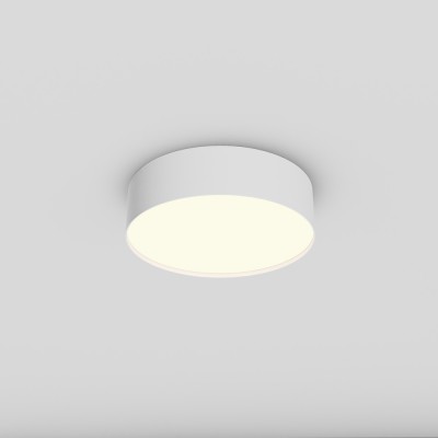 GLORYST 24W Stropní nebo závěsné svítidlo, těleso kov, povrch bílá, difuzor plast opál, LED 24W, 1690lm, teplá 3000K, Ra90, 230V, IP20, tř.2, rozměry d=220mm, h=60mm.