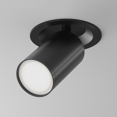 GENERO BI R 1x10W, GU10 Stropní podhledové bodové svítidlo, nastav. směr svícení, tvar kruh, materiál kov, povrch bílá/černá/stříbrná mat/zlatá mat, pro žárovku 1x10W, GU10, 230V, IP20, tř.2, rozměry d=52mm, l=92mm, h=123mm.