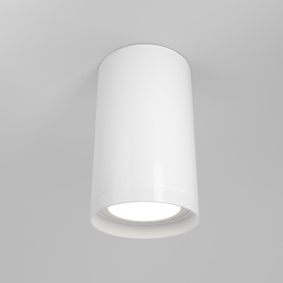 GENERO 1x10W, GU10 Stropní, přisazené, bodové svítidlo, těleso kov, povrch bílá, pro žárovku 1x10W, GU10, 230V, IP20, rozměry d=52mm, h=100mm.