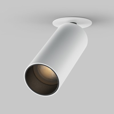 GENERO BI 12W Stropní podhledové bodové svítidlo, nastav. směr svícení, materiál kov, povrch bílá, LED 12W, teplá 3000K, 950lm, Ra90, 230V, IP20, tř.2, rozměry d=52mm, l=125mm, h=158mm.