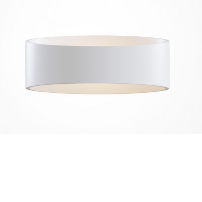 HERBA WL 6W Nástěnné svítidlo, těleso kov, povrch bílá, LED 6W, 250lm, teplá 3000K, rozměry 175x80x90mm, svítí nahoru/dolů.