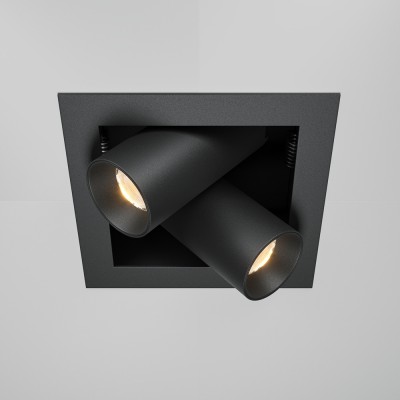 CHIMICU BI 14W Stropní podhledové bodové svítidlo, nastav. směr svícení, těleso hliník, povrch bílá, LED 14W, 1200lm, teplá 3000K, vyzař úhel 24°, 230V, IP20, tř.2, rozměry 112x88mm.