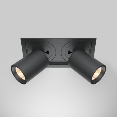 CHIROT BI 20W Stropní podhledové bodové svítidlo, nastav. směr svícení, těleso hliník, povrch bílá/černá, LED 20W, 1400lm/1450lm, teplá 3000K, vyzař úhel 36°, 230V, IP20, tř.2, rozměry 168x97x88mm.