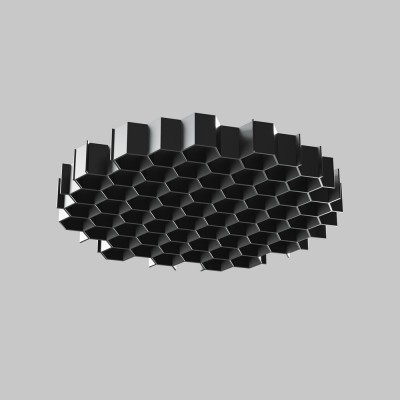 HONEYCOMB D-26 Světelný reduktor pro svítidlo, medová plástev, těleso hliník, povrch černá, rozměry d=26mm.