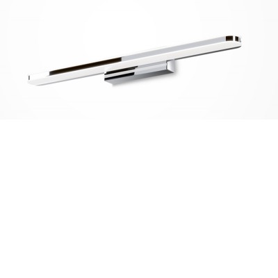 CHLOREL WL 12W/16W Nástěnné svítidlo k zrcadlu, těleso kov, povrch chrom lesk, difuzor plast opál, LED 12W/650lm, 16W/900lm, neutrální 4000K, Ra80, 230V, IP20, rozměry dle typu.