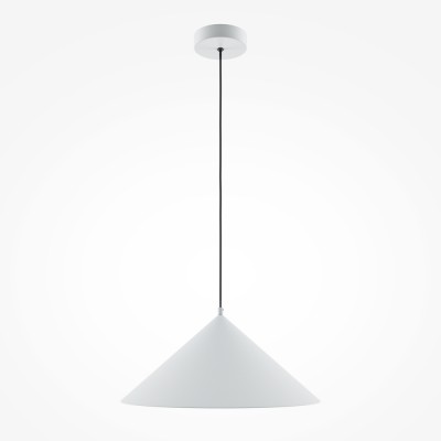 IMPUNE I HL 1x40W, E27 Závěsné svítidlo, těleso a stínítko kov, povrch bílá, pro žárovku 1x40W, E27, 230V, IP20, tř.1, rozměry d=350mm, h=155mm, vč závěs kabelu l=1200mm, lze zkrátit.