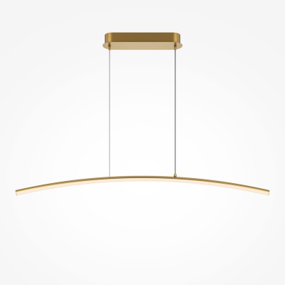 KUCHA HL 15W CCT Závěsné svítidlo, těleso kov, mosaz, difuzor plast opál, LED 15W, 1150lm, CCT nastav. teplota teplá 3000K-neutrální 4000K, Ra80, 230V, IP20, tř.1, rozměry 980mm, vč závěs lanka l=3000mm, lze zkrátit.