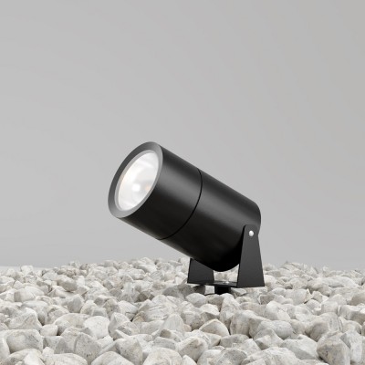 INTUS FL 5W/15W/30W, IP65 Venkovní, bodové svítidlo, nastav. směr svícení, těleso hliník, povrch černá grafit/bílá, krycí sklo čiré, LED 5W/15W/30W, teplá 3000K, Ra80, 230V, IP65, tř.1. rozměry dle typu, s bodcem do záhonu.