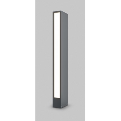 YEDE FL 6W/12W, IP65 Sloupkové venkovní svítidlo, těleso kov, povrch černá grafit, difuzor plast opál, LED 6W/200lm, 12W/450lm, teplá 3000K, Ra80, 230V, IP65, rozměry dle typu