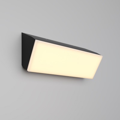JEHUS WL 20W, IP54 Nástěnné venkovní svítidlo, těleso hliník, povrch černá grafit, difuzor plast opál, LED 20W, 1600lm, teplá 3000K, Ra80, 230V, IP54, tř.1, rozměry 300x100x113mmmm, svítí dolů.