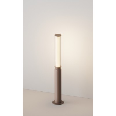 HOPEQ FL 12W/20W IP65 Sloupkové venkovní svítidlo, těleso kov, povrch černá grafit/hnědá, difuzor sklo opál, LED 12W/600lm, 20W/850lm, teplá 3000K, Ra80, 230V, IP65, rozměry dle typu.