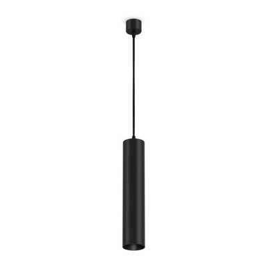 ELIZ HL 1x50W GU10 Závěsné bodové svítidlo, těleso kov, povrch černá/zlatá mat, pro žárovku 1x50W, GU10, 230V, IP20, tř.1, rozměry d=60mm, vč závěs kabelu l=1800mm, lze zkrátit.