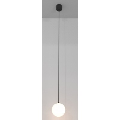LOUP HL 5W Závěsné svítidlo, těleso kov, povrch černá, difuzor plast opál, LED 5W, teplá 3000K, Ra80, 230V, IP20, tř.1, rozměry dle typu.