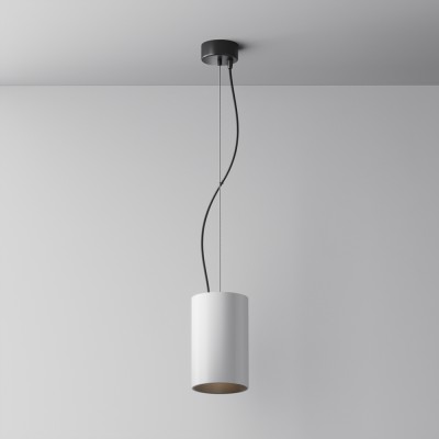 BOHUT HL 35W Závěsné svítidlo, těleso kov, povrch bílá, LED 33W, 2730lm, teplá 3000K, 230V, IP20, tř.1, rozměry d=105mm, h=170mm, vč závěs lanka l=1200mm, lze zkrátit.