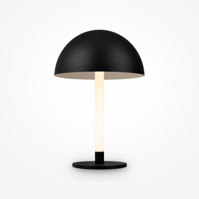 KAZI TL 8W Stolní lampa, těleso kov, povrch černá, difuzor plast opál, LED 8W, 750lm, teplá 3000K, 230V, IP20, tř.2, rozměry d=300mm, h=450mm.
