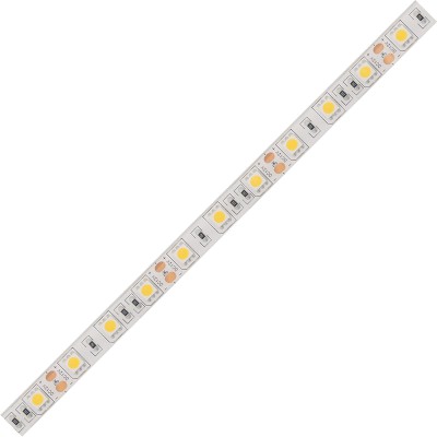 LED pásek 60LED/M, 12V/24V, 14,4W/m LED pásek, 14,4W/m, teplá 3000K, nebo neutrální 4200K, nebo denní 6000K, 12V/24V, rozteč LED 16,8mm, 60LED/m, rozměry w=10mm, l=5000mm, dělitelnost 3LED/50mm, nebo 6LED/100mm, cena za 1m, zalito v pryskyřici