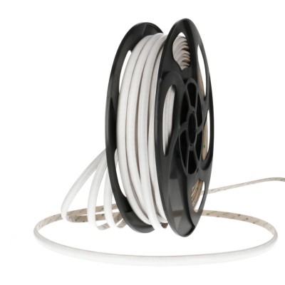 LED pásek, 416LED/m, 14W/m, 24V LED pásek IP67 LED pásek, těleso plast, povrch bílá, 416LED/m, 14W/m, 1540lm/m, neutrální 4200K, vyzař úhel 120°, Ra90, 24V, IP67, w=10mm, l=5000mm, dělitelnost 19,2mm, cena za 1m
