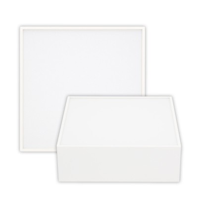 ESKILS SQ  15W DALI Stropní přisazené svítidlo, těleso kov, povrch bílá, difuzor plast opál, LED 15W, 1250lm, teplá 3000K, stmív. DALI, Ra90, 230V, IP20, tř.1. rozměry 175x59x175mm.