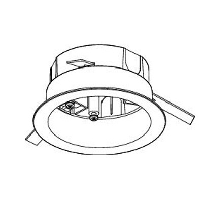 FIXPOINT Vestavné pouzdro šedá, pro napaječ, d=130mm, h=60mm, NORDIC ALUMINIUM - GLOBAL TRAC - LIVAL