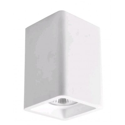 NADA 1x35W GU10 230V IP20 Stropní vestavné svítidlo, těleso sádra, povrch bílá, pro žárovku 1x50W, GU10, 230V, IP20, rozměry 70x70x110mm