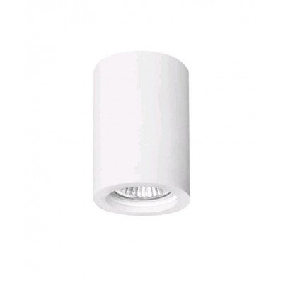 HORAN 1x50W GU10 230V IP20 D=70mm Stropní svítidlo, těleso sádra, povrch bílá, pro žárovku 1x50W, GU10, 230V, IP20, rozměry d=70mm h=110mm