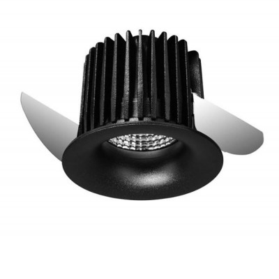LOGE LED 1x10W 3000K 800LM 230V IP20 D=82mm Stropní, podhledové svítidlo, těleso hliník, povrch černá, LED 1x10W, teplá 3000K, 800lm, 230V, IP20, rozměry d=82mm h=70mm