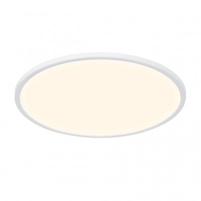 INGA 42 IP20 3000K/4000K Stropní svítidlo, plast, bílá, difuzor plast, LED 19W, 2100lm, CCT přepínač teploty  teplá 3000K/neutr 4000K, stmív STEP vyp/zap vypín 100%/50%/20% memory Ra80, 230V, IP20, d=424mm,