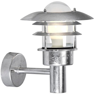 FILANGE 22 SENSOR 1x60W E27 Nástěnné venkovní svítidlo PIR senzor pohybu, záběr 110°, čas 60s vypín 5h, těleso kov galvanizovaná ocel, krycí sklo čiré, pro žárovku 1x60W, E27, 230V, IP44, tř.1, rozměry 265x265mm