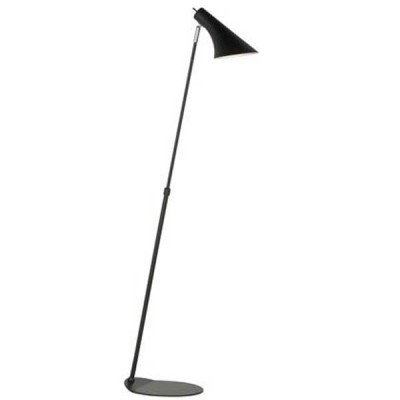 ARNE STOJACÍ 1X40W PRO ČTENÍ Stojací bodová lampa základna a stínítko kov, povrch bílá, nebo černá, tyčka kov, povrch chrom lesk, pro žárovku 1x40W, E14, 230V, IP20, tř.zař.1, d=250mm, nastavitelná výška teleskop h=740-1290mm, s vypínačem