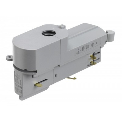 3F NAPÁJECÍ ADAPTER PULSE DALI NORDIC ALUMINIUM Napájecí adapter svítidla, PULSE DALI, šedá, 3x230V/400V, 3x10A, 100N, pro třífázový lištový systém NORDIC ALUMINIUM - GLOBAL TRAC - LIVAL