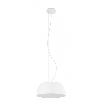 ZIPS HL 3x25W E27 Závěsné svítidlo, základna kov, povrch bílá, difuzor plast opál, pro žárovku 3x25W, E27, 230V, IP20, rozměry d=380mm, h=160mm, vč závěs kabelu l=1600mm, lze zkrátit.