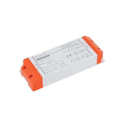 LED zdroj 48V, 320W Napájecí zdroj pro LED osvětlení, 48V, výkon 320W, 230V, rozměry 210x80mm.