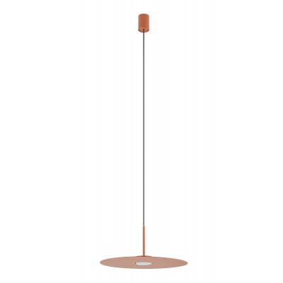 YDOLUM HL 1x12W GX53 Závěsné svítidlo, lustr, základna kov, povrch teracotová, pro žárovku 1x12W, GX53, 230V, IP20, rozměry d=400mm, vč závěs kabelu l=1400mm, lze zkrátit.