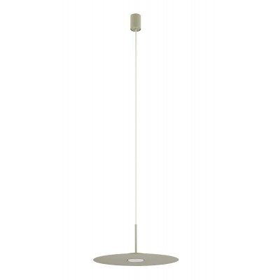YDOLUM HL 1x12W GX53 Závěsné svítidlo, lustr, základna kov, povrch šedozelená, pro žárovku 1x12W, GX53, 230V, IP20, rozměry d=400mm, vč závěs kabelu l=1400mm, lze zkrátit.