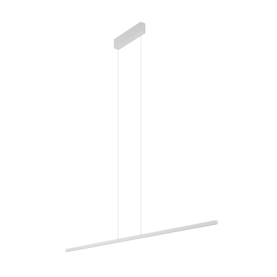 TRAB LED 32W, 4000K, IP20 Závěsné svítidlo, těleso hliník/kov, povrch bílá, difuzor plast, LED 32W, 2100lm, teplá 3000K, Ra80, 230V, IP20, tř.1, rozměry š=1500mm, vč. závěs. kabelu l=1600mm, lze zkrátit