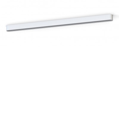 RETEL S LED 11W, T8, IP20 Stropní svítidlo, těleso hliník, povrch bílá, difuzor plast opál, LED zářivka 11W, teplá 3000K, 1700lm, Ra80, 230V, T8/G13, IP20, tř.1, rozměry 630x60mm
