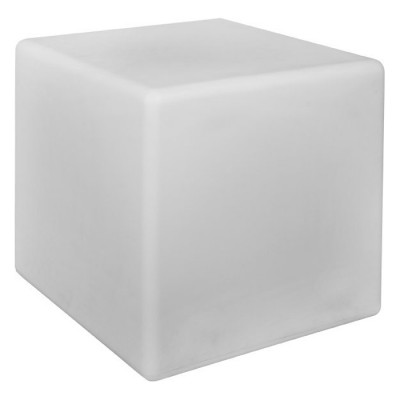 BERENIE Cube Záhradní venkovní svítidlo, základna kov, difuzor plast PE opál, pro žárovku 1x60W, E27, 230V, IP44, tř.1, rozměry 400x400x400mm, vč napájecího kabelu l=3000mm