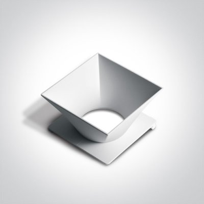 HUY SQ reflektor Výměnný reflektor pro svítidla, čtvercový, povrch bílá, POUZE REFLEKTOR